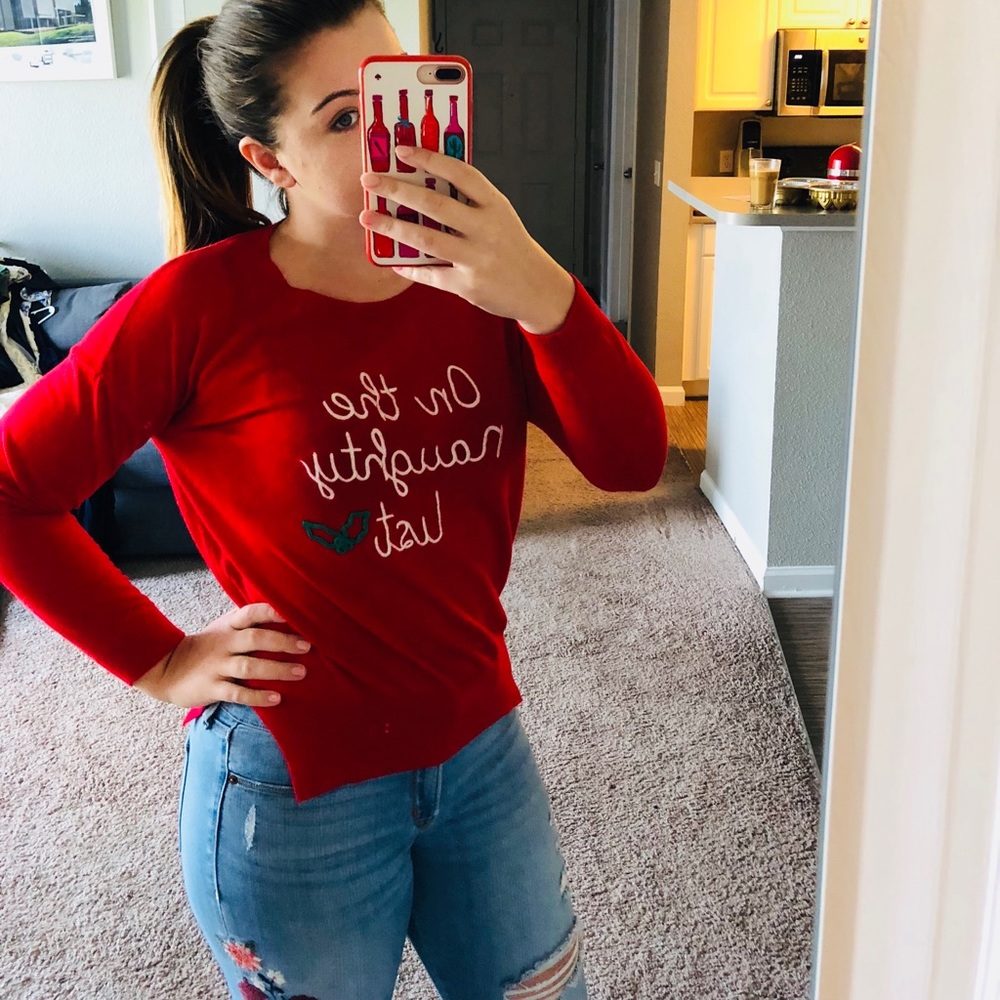 New Christmas Sweater “on the naughty list”